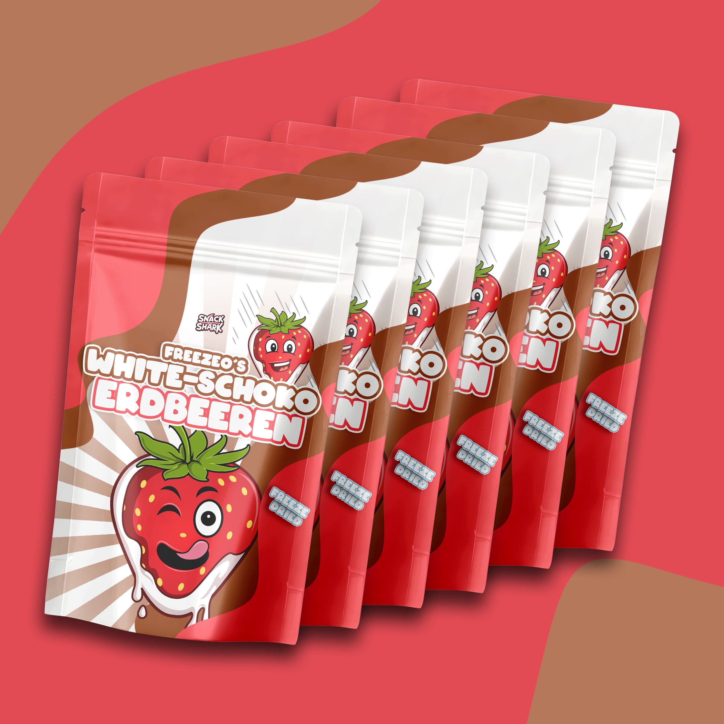 White Schoko Erdbeeren