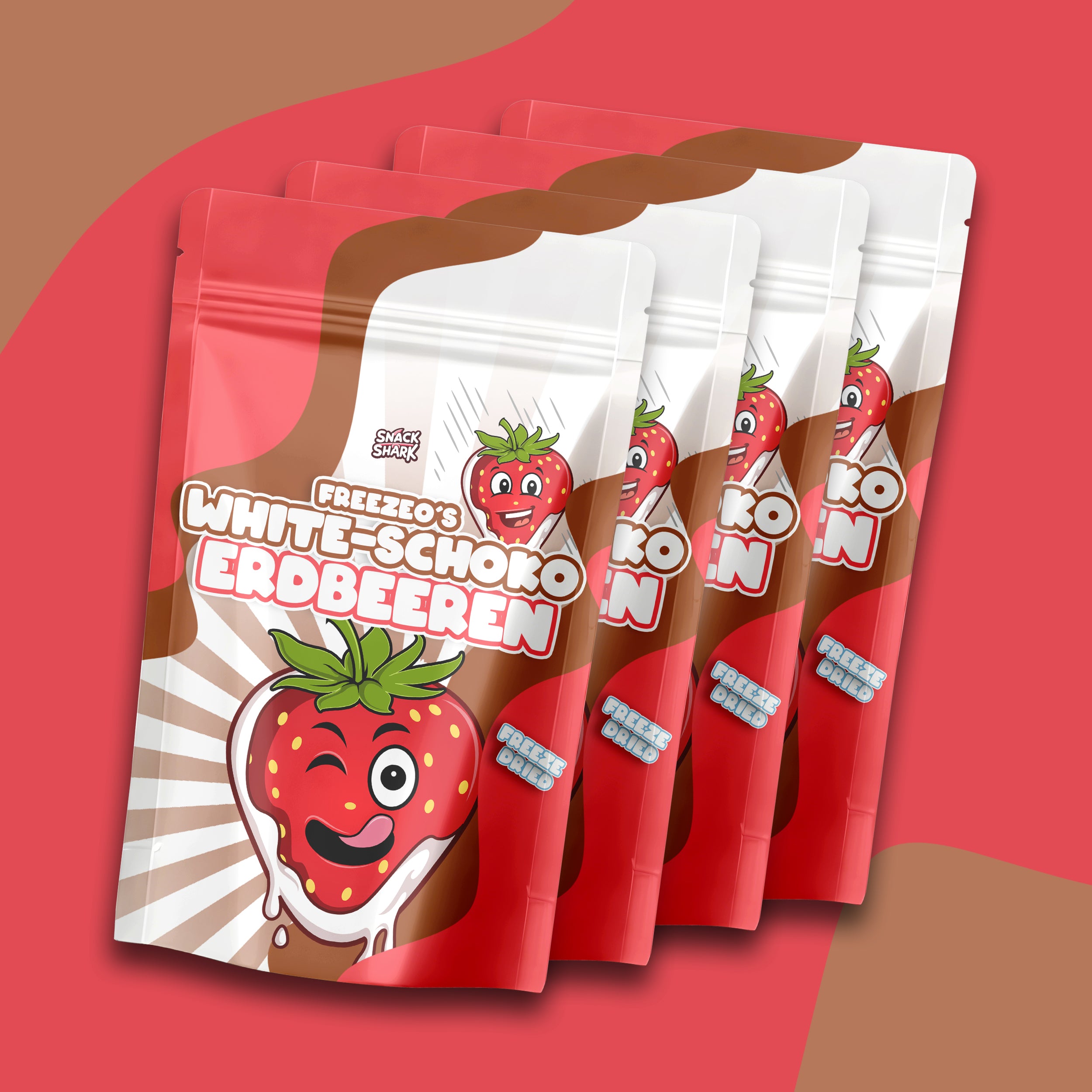 White Schoko Erdbeeren