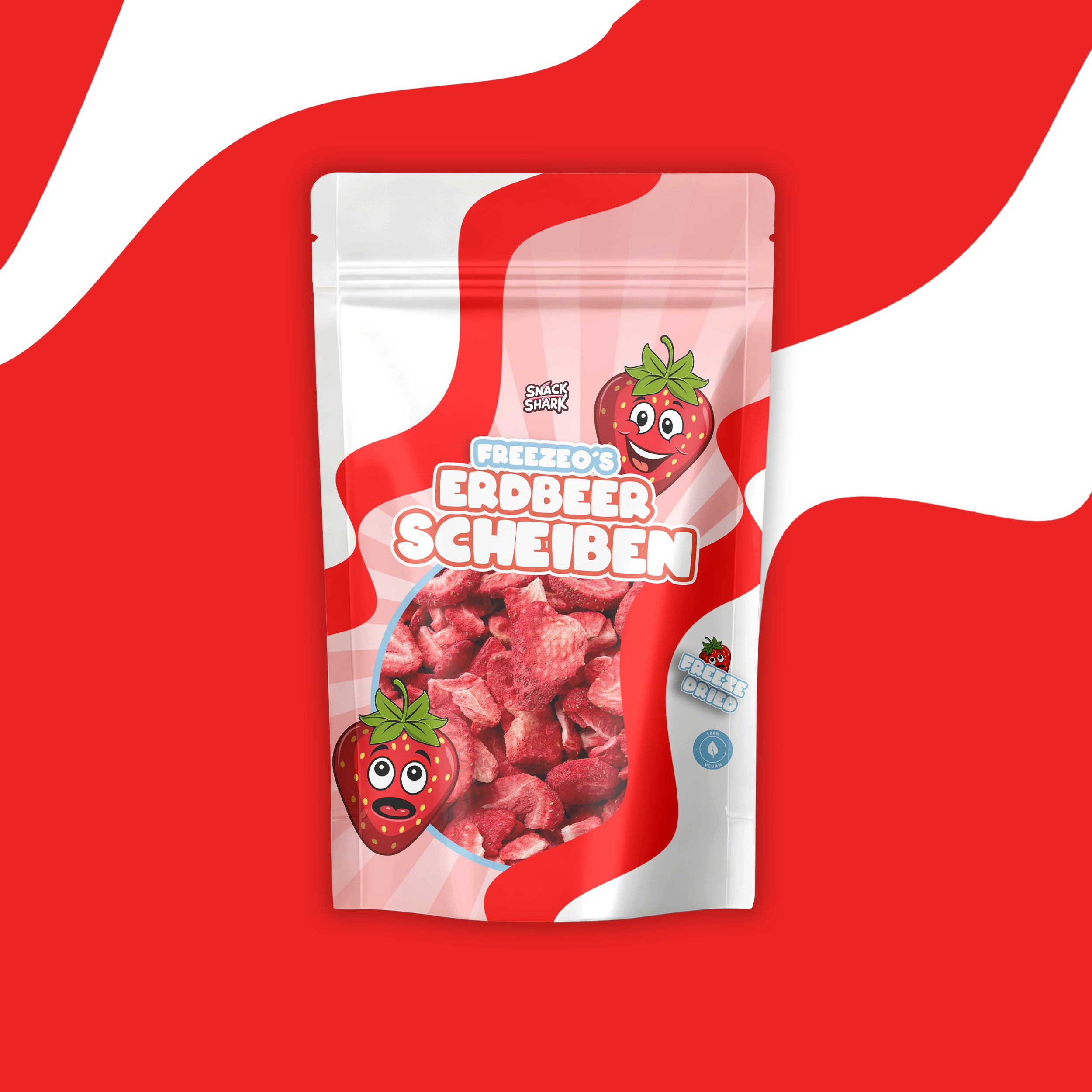 Gefriergetrocknete Erdbeeren